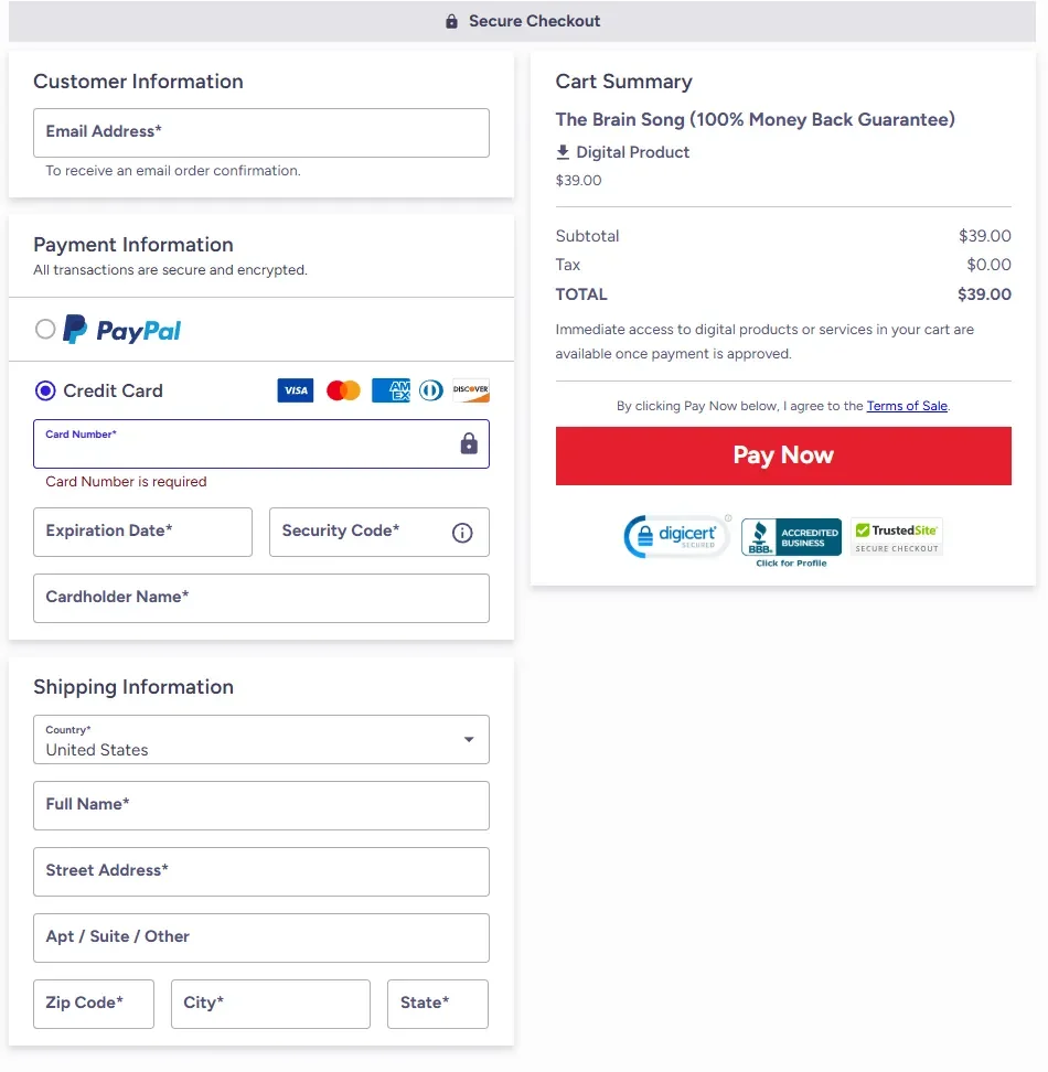 The Brain Song Program